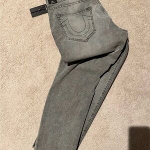 True Religion Gray Denim Pants